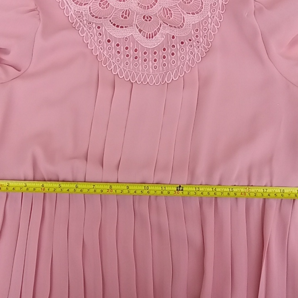 Vintage 80s Dim The Lites Petites Dress - Picture 11 of 16